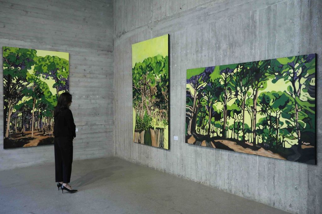 جانب من المعرض.