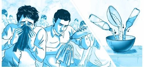 تصنيع قناع للحماية من الغاز