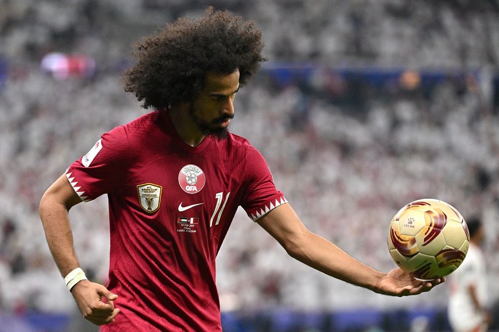 بهدف أكرم عفيف.... قطر تتقدّم على الأردن في نهائي كأس آسيا (صور)