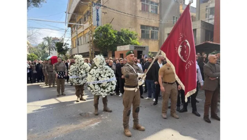 قوى الأمن تُشيّع شهيدها المؤهل شربل رشيد عقل