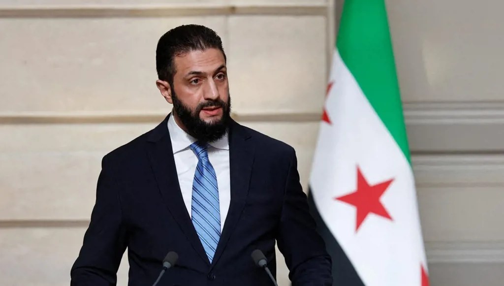 أحمد الشرع. (وكالات)