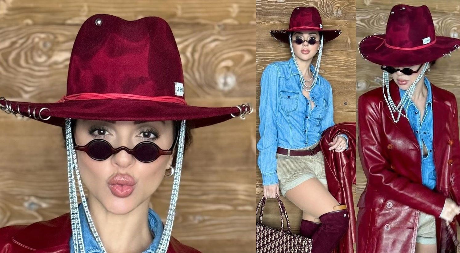 لباس الغرب الأميركي ...ميريام فارس في أحدث إطلالة لها (صور)