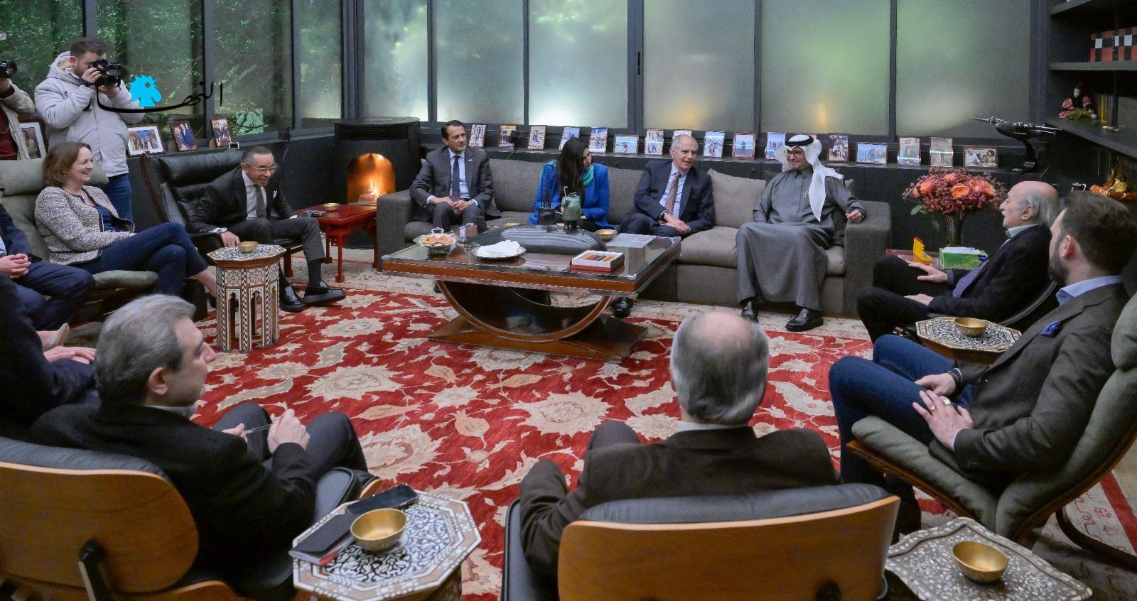 بالصور- سفراء الخماسية في كليمنصو