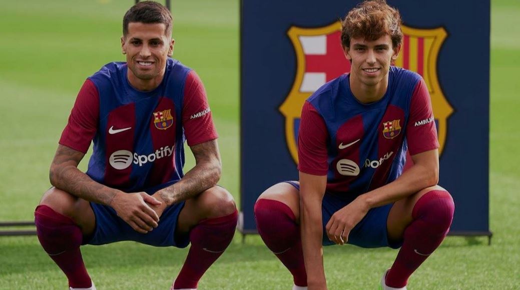 رئيس برشلونة يحدّد موقفه من بقاء فيليكس وكانسيلو