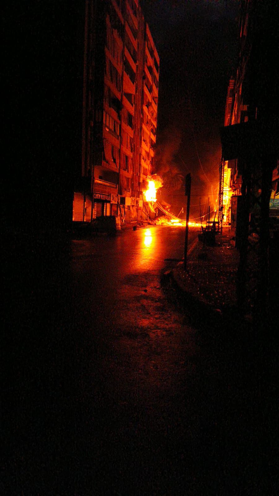 غارة إسرائيلية على الضاحية الجنوبية لبيروت (إكس).