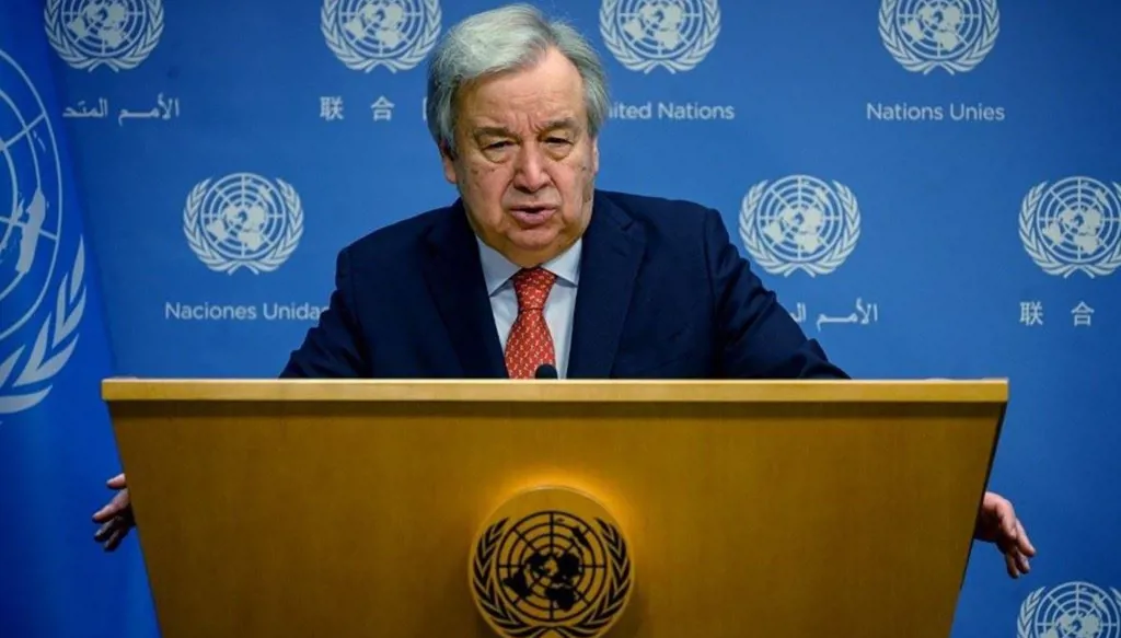 غوتيريس: الضربات الإسرائيلية في اليمن تثير القلق