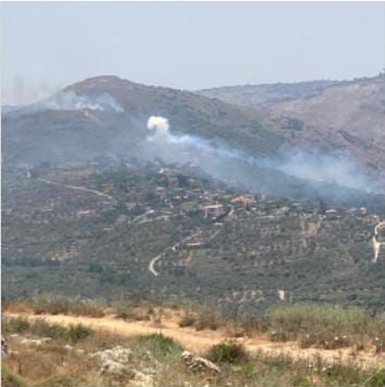 "حزب الله" يستهدف  قاعدة خربة ماعر بأسراب من المسيّرات وحركة "الجهاد" تعلن مقتل أحد عناصرها في بنت جبيل