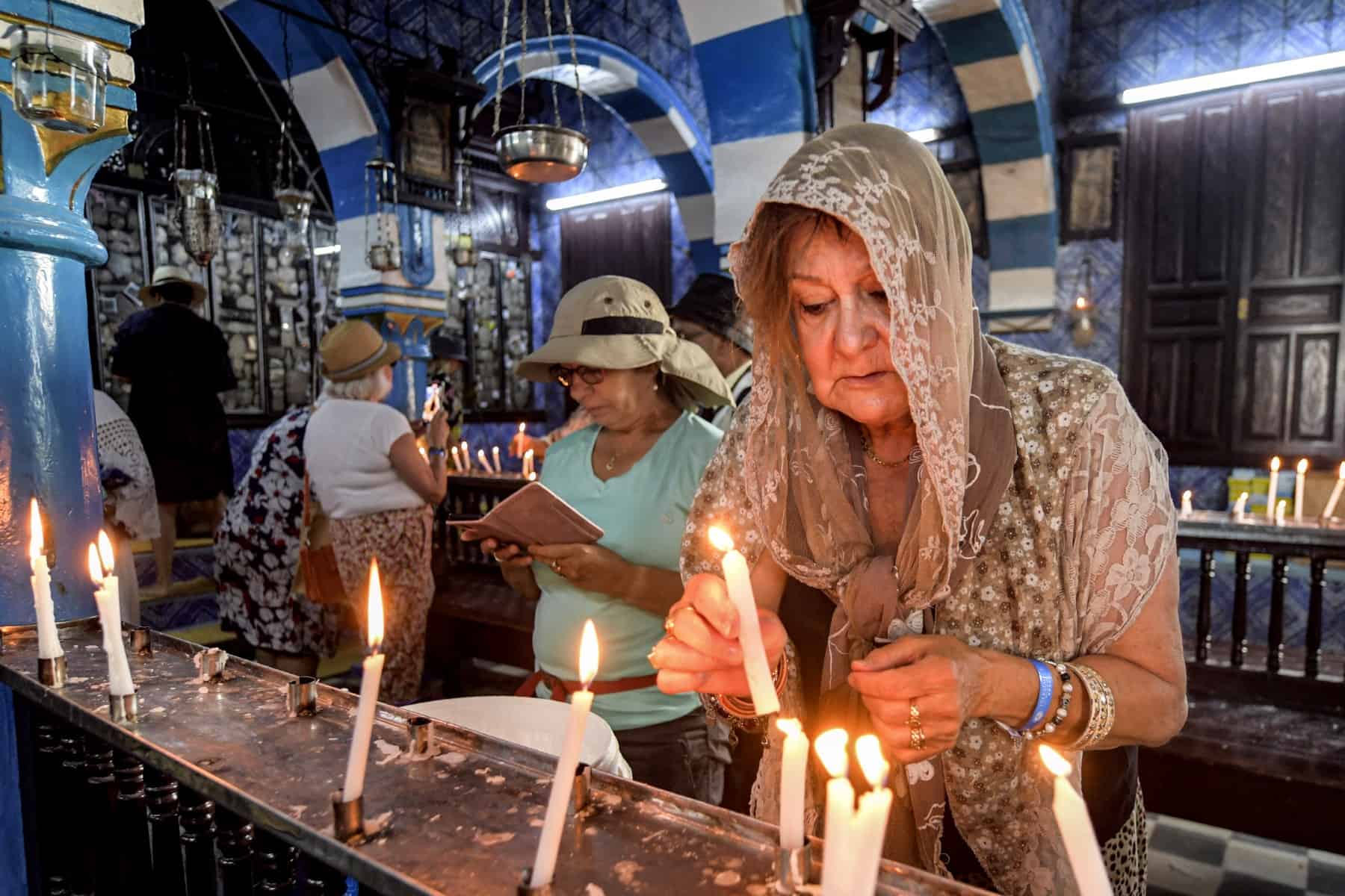 كان عدد اليهود في تونس يتجاوز 100 ألف، لكنه تراجع إلى نحو ألف شخص حالياً. (اكس)