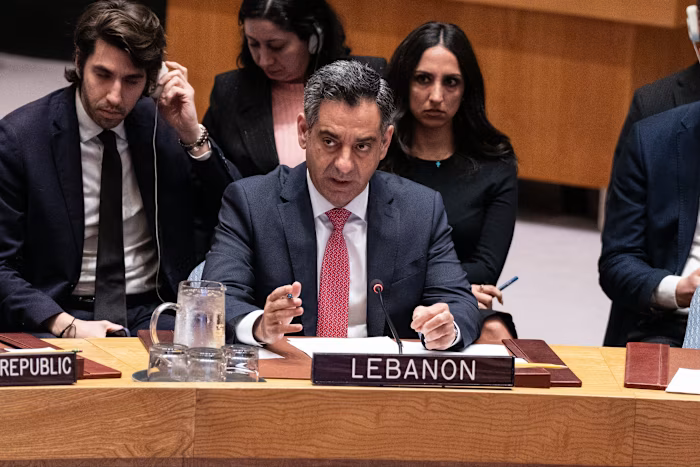 مندوب لبنان في الامم المتحدة  أحمد عرفة