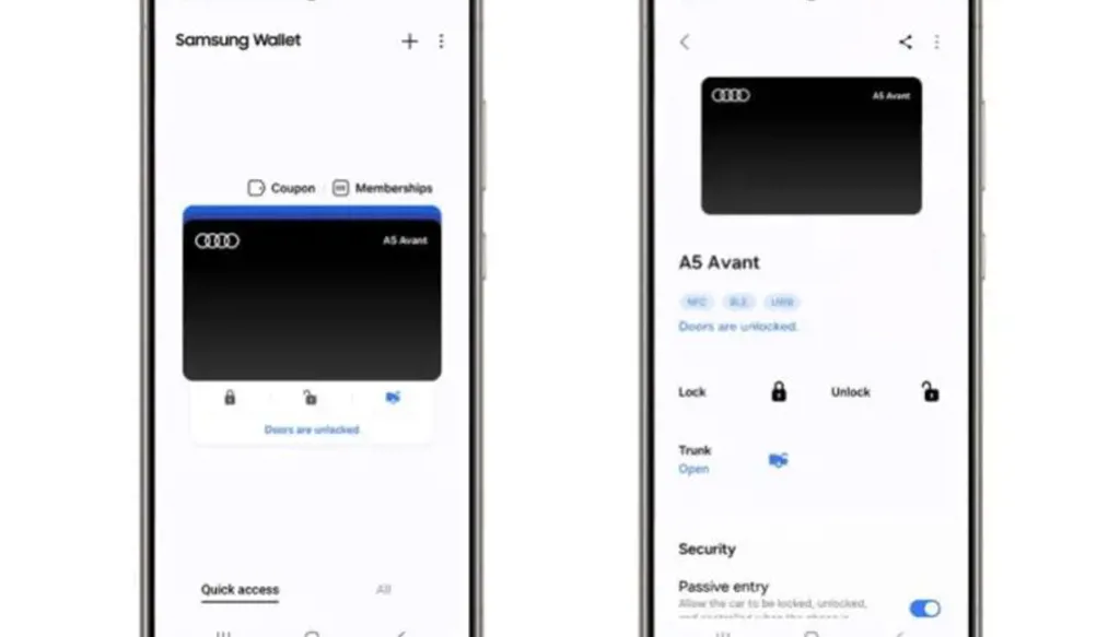 "سامسونغ" تحوّل هواتفها إلى مفاتيح رقمية لفتح وتشغيل السيّارات بسهولة