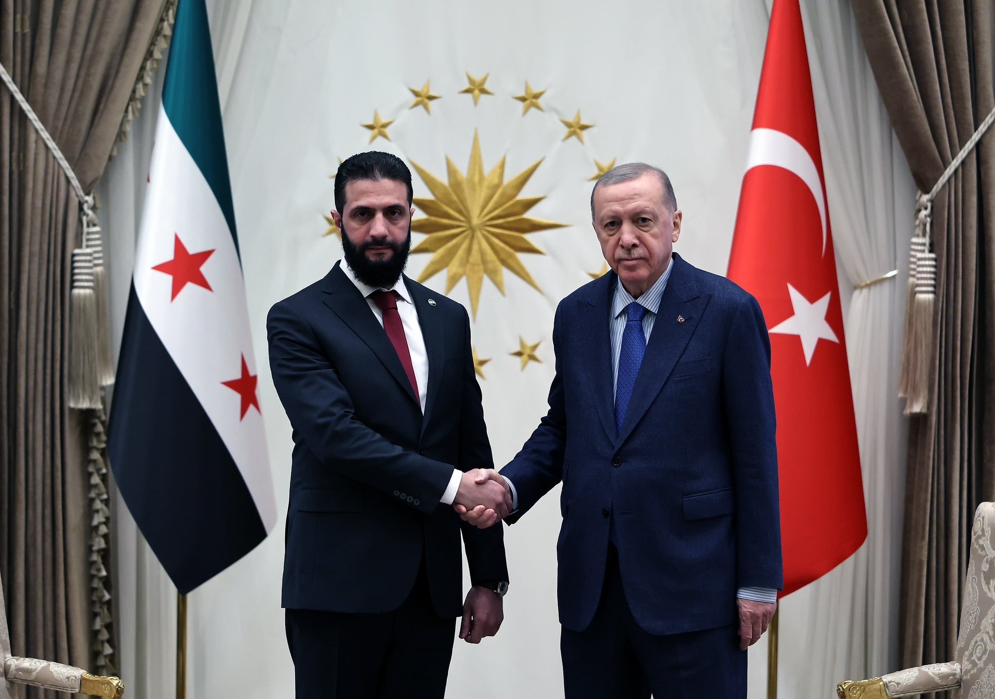 إردوغان والشرع.