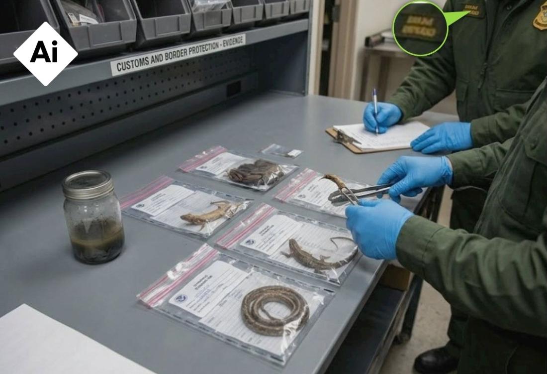 صورة ملتقطة من الشاشة من موقع فيسبوك مع إضافة إشارة للعناصر غير المنطقية وإشارة الذكاء الاصطناعي