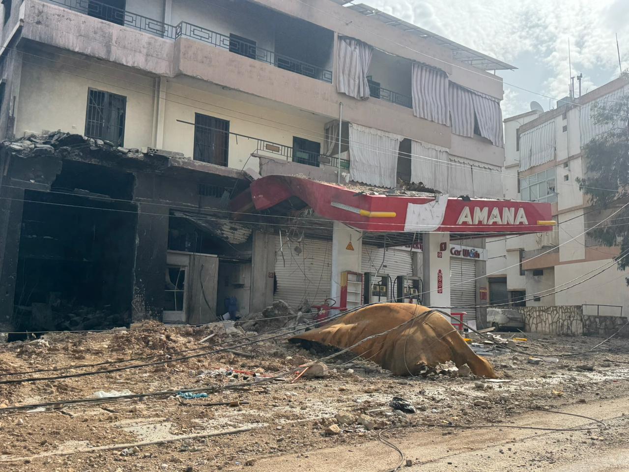 دمار في النبطية (سمير صباغ).