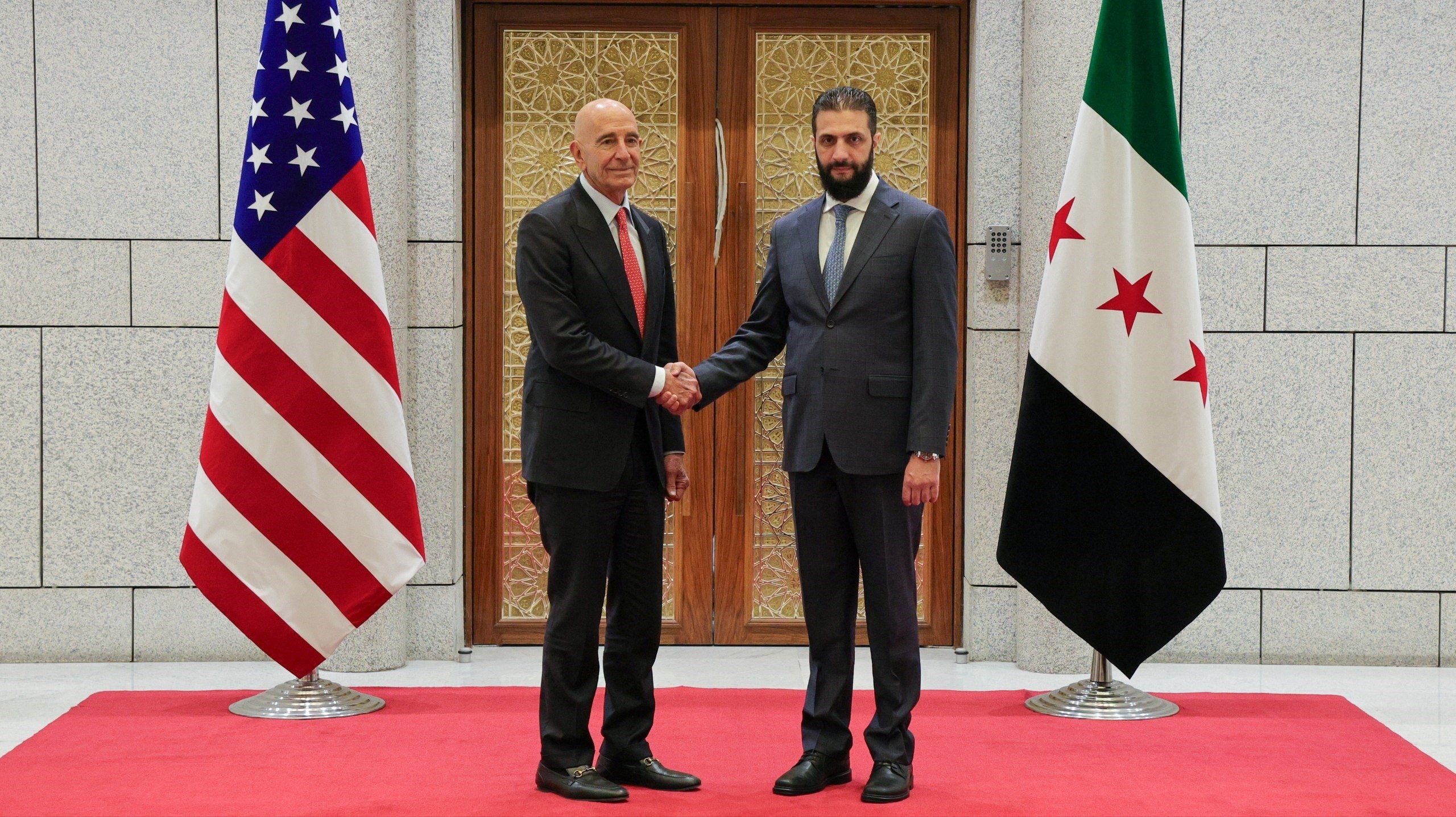 الشرع وباراك.