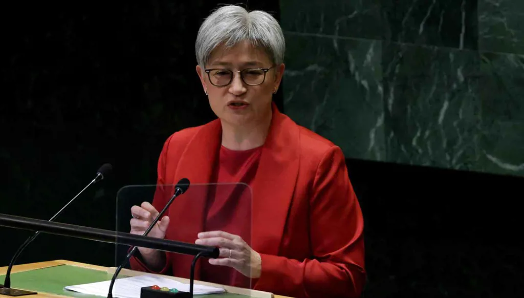 وزيرة خارجية أوستراليا: عدم تحرك العالم يهدد بقاء دولة فلسطين