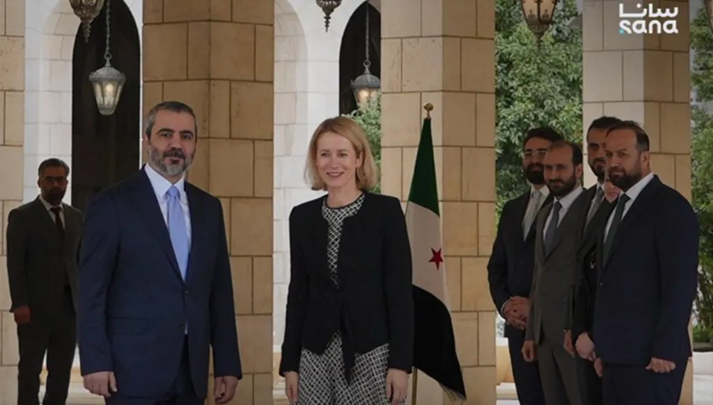 وزير خارجية سوريا يستقبل نائبة رئيس المفوضية الأوروبية