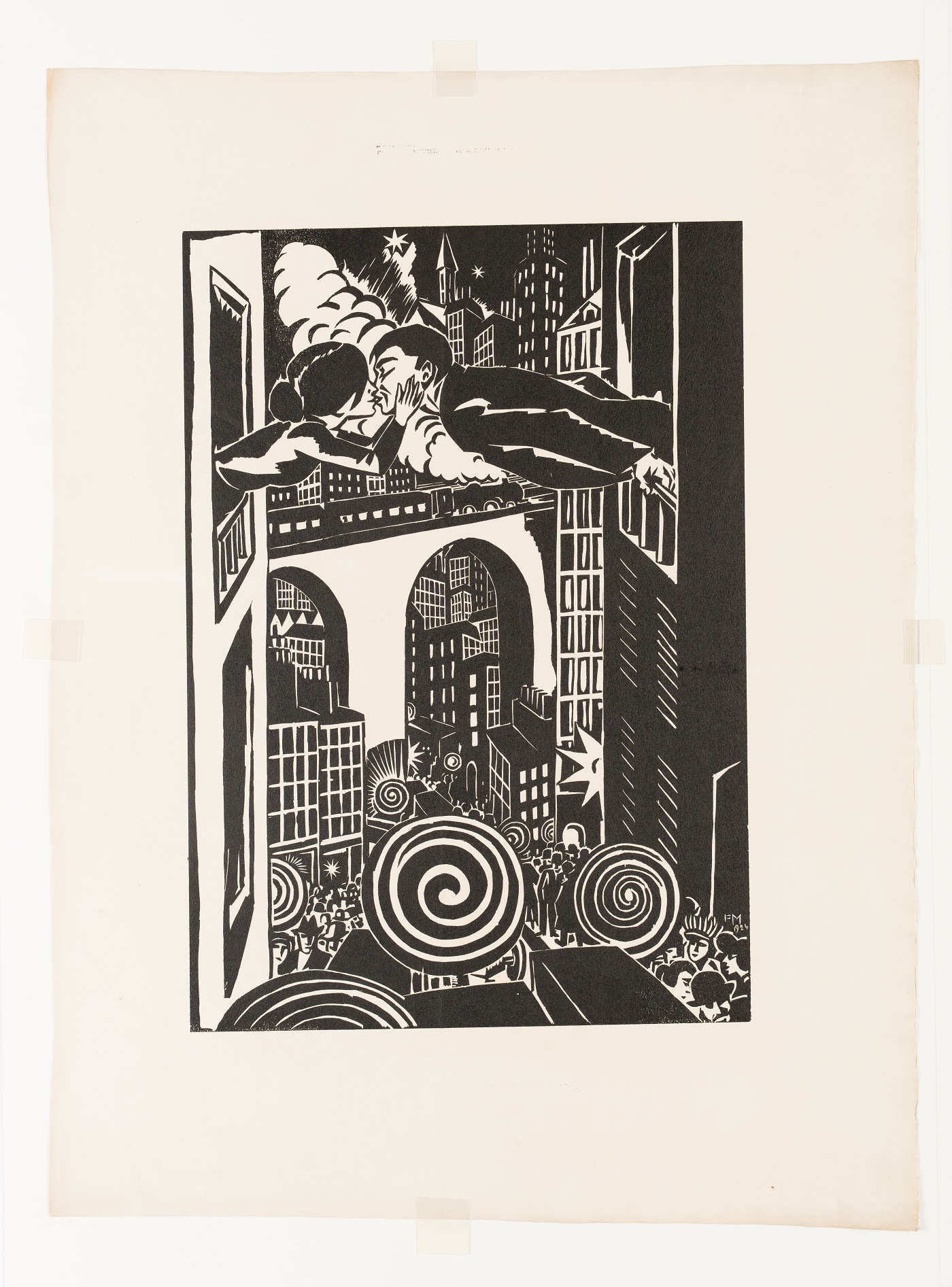 قبلة العشاق.