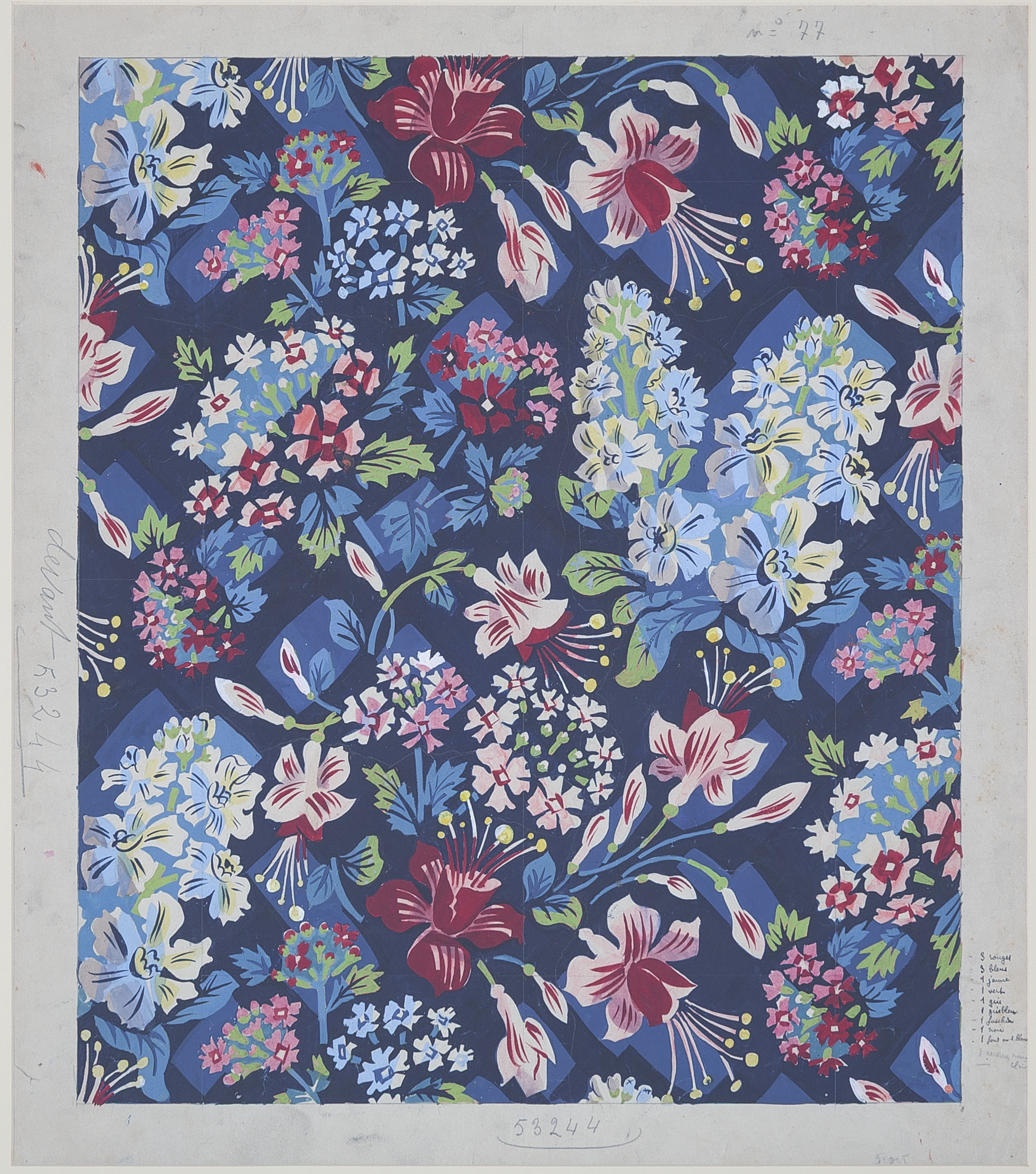 أزهار الفنان راوول دوفي للأقمشة.