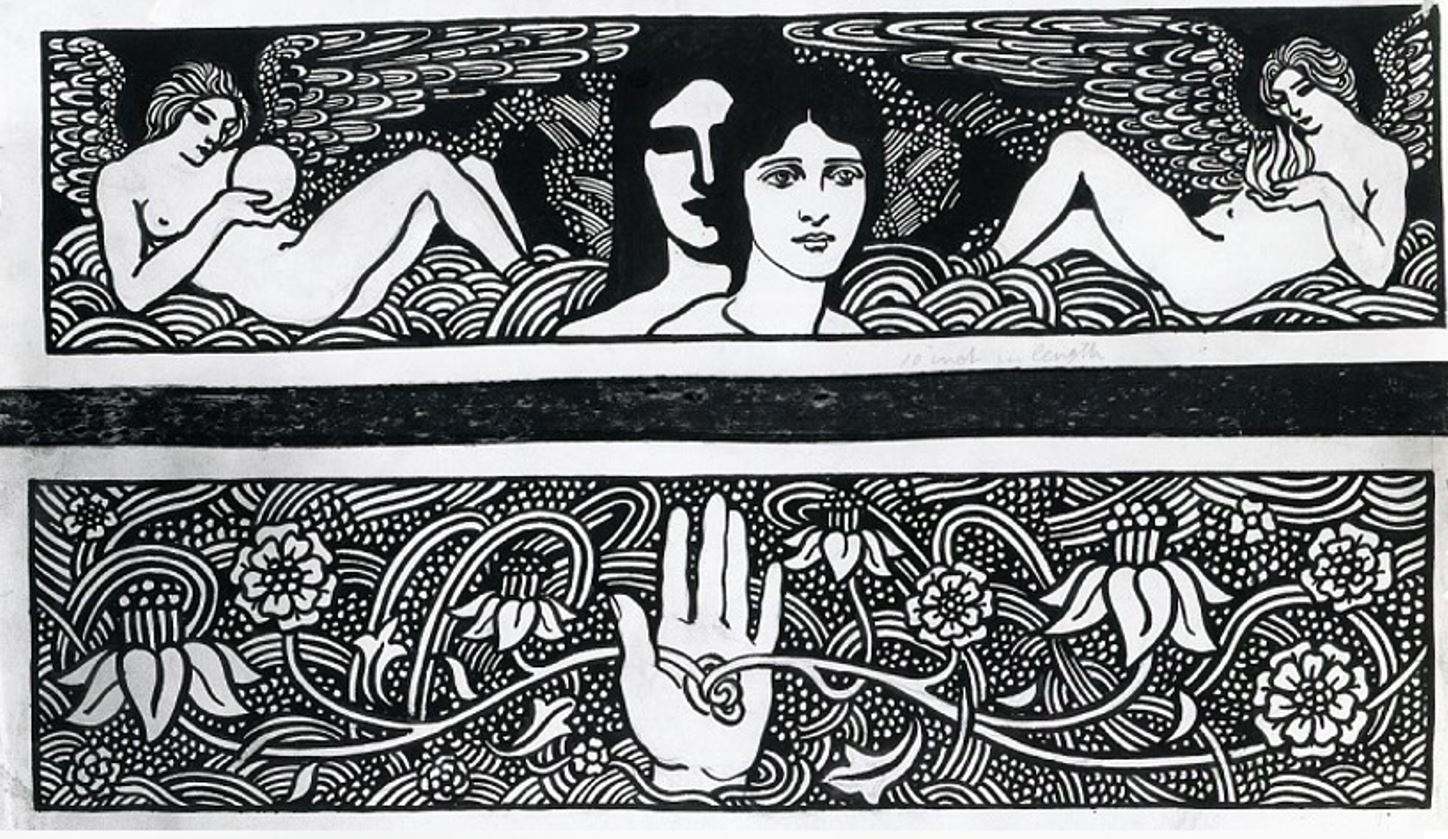 رسوم مأْلوفة من أُسلوب جبران 