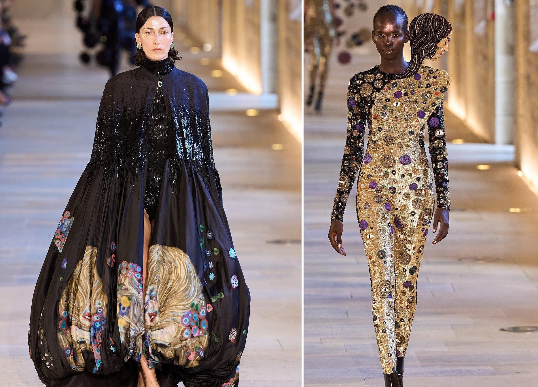 فساتين راوول ميشرا المبتكرة في أسبوع الموضة للأزياء الراقية في باريس 2026 (إنستغرام)