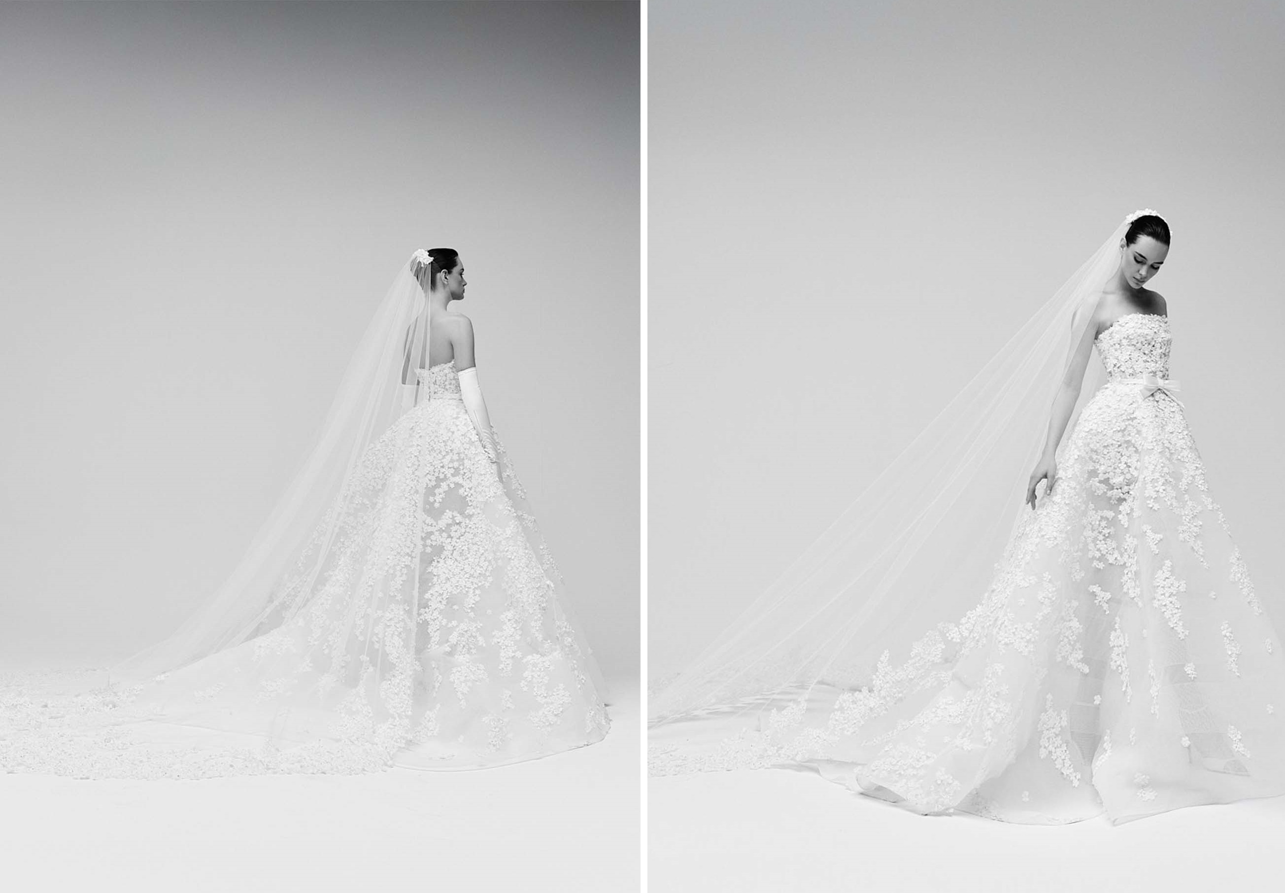 فستان عروسة رومانسية من مجموعة زهير مراد 2026 (الموقع الإلكتروني الرسمي للمصمم)