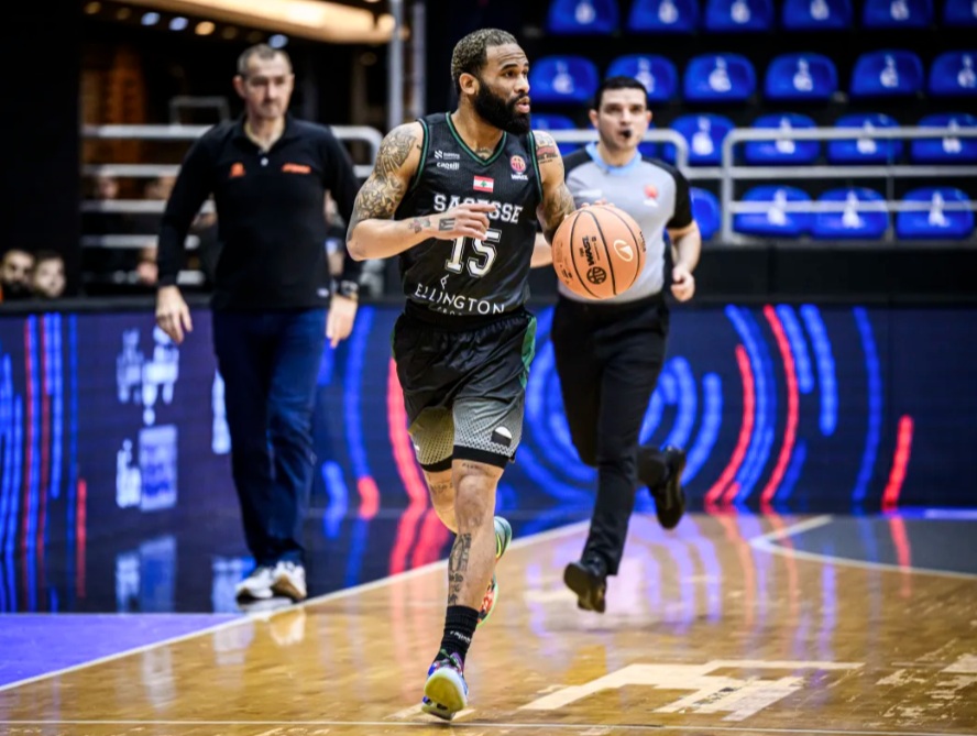 من مباراة الحكمة والوحدة. (فيبا)