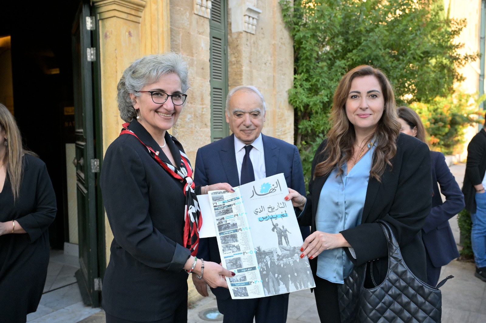 لقاء وفد النهار مع وزيرة التربية ريما كرامي (نبيل اسماعيل).