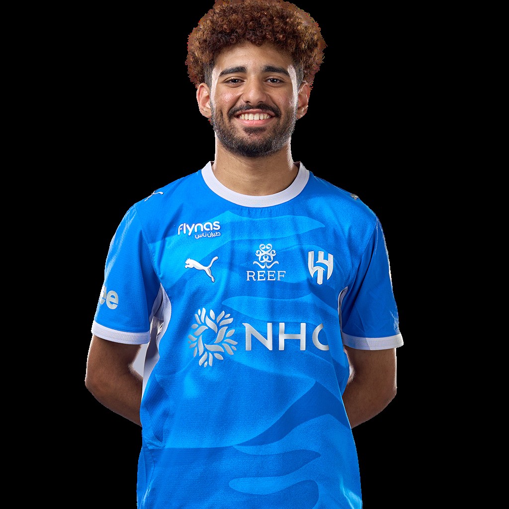 صبري دهل بقميص الهلال. (حساب الهلال على إكس)