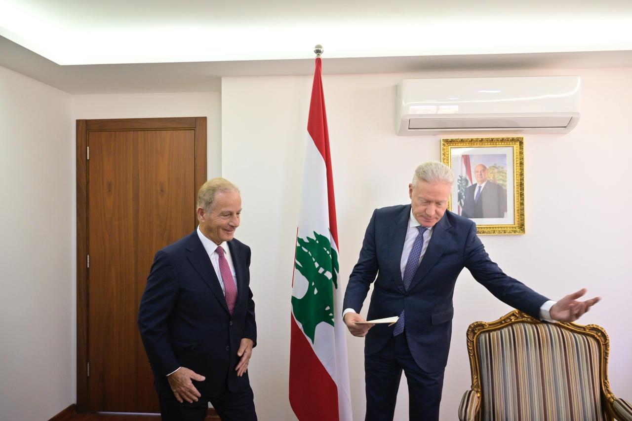 ميشال عيسى في وزارة الخارجية. (نبيل إسماعيل)