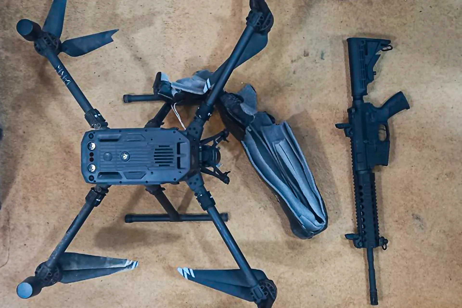 تهريب أسلحة بواسطة مسيرة (أرشيفية)