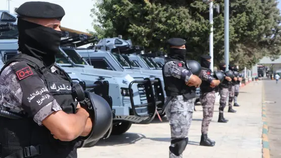 عناصر من الأمن الأردني (أرشيفية)