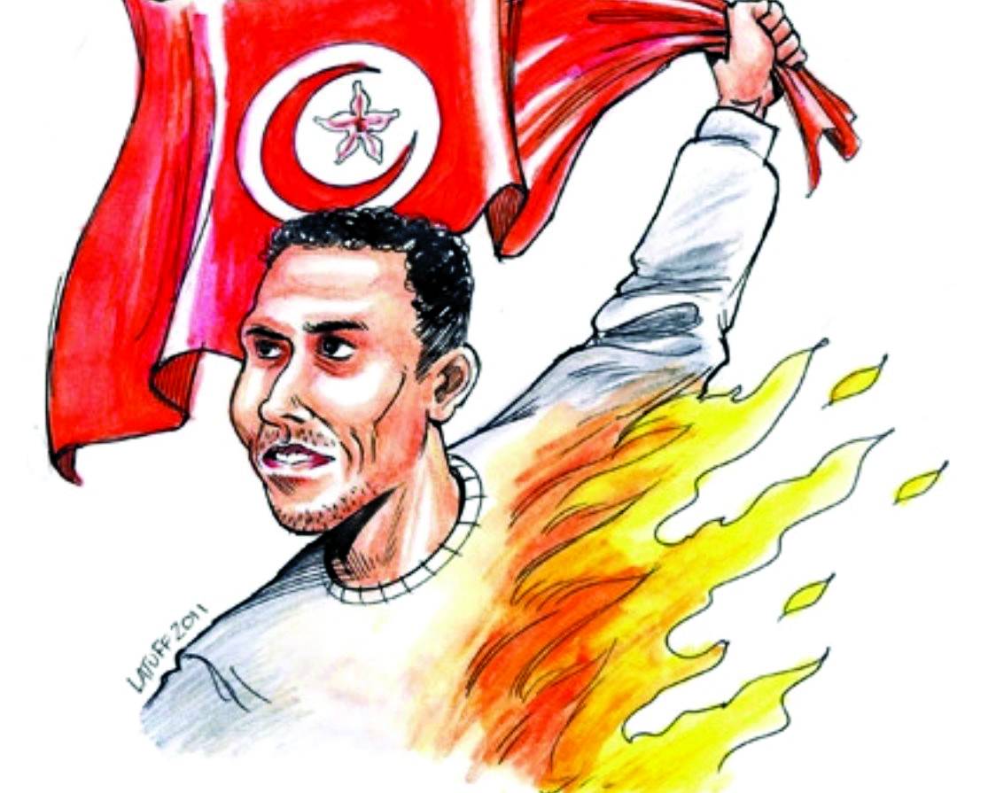 بين محمد بو عزيزي وجورج زريق