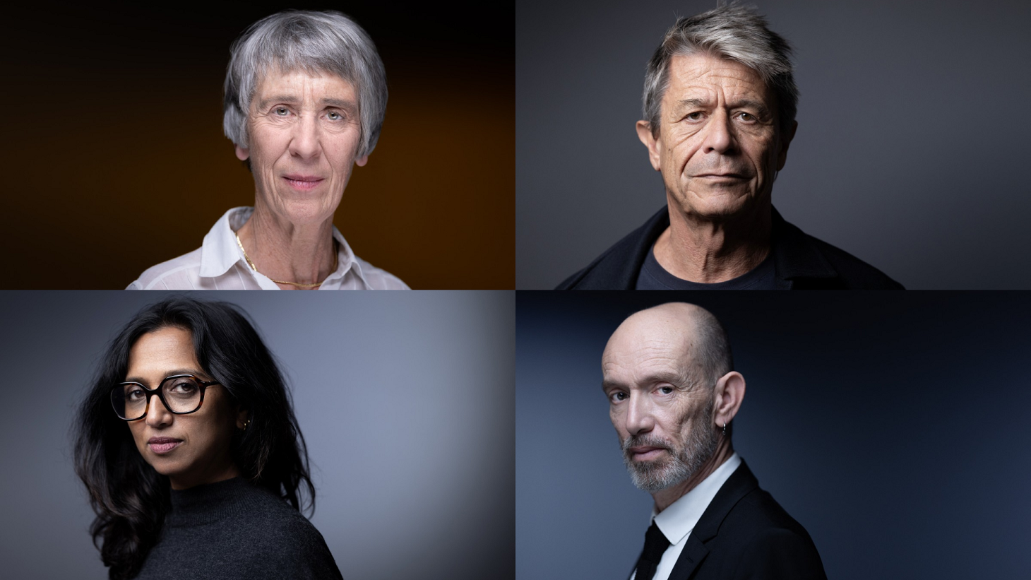 إيمانويل كارير، كارولين لامارش، لوران موفينييه، ناتاشا أباناه. (أ ف ب)