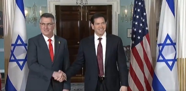 وزير الخارجية الأميركي ونظيره الإسرائيلي (إكس)