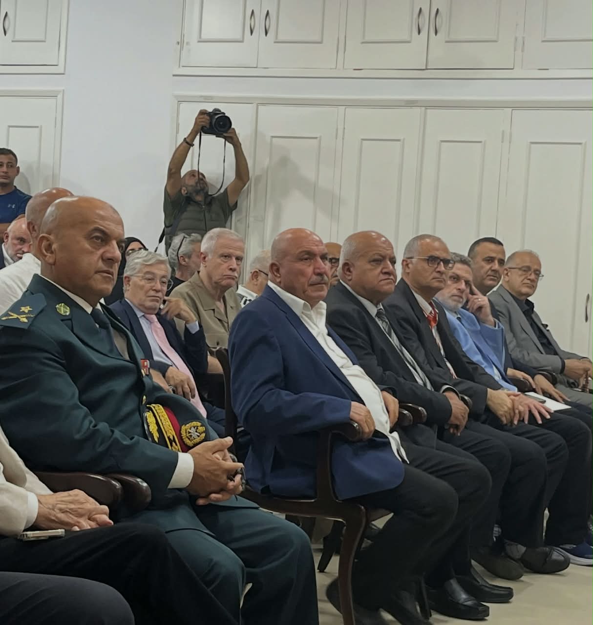 من إطلاق مبادرة حملة المليون كتاب للبنان. (المكتب الإعلامي)