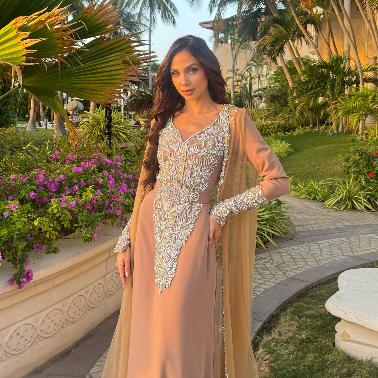 قفطان شرقي فاخر من ريم الجسمي