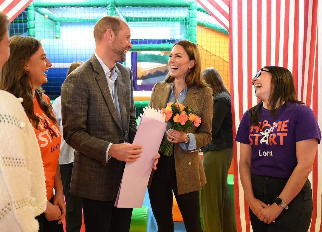 كيت ميدلتون والامير ويليام في زيارة إلى اسكتلندا (إنستغرام)