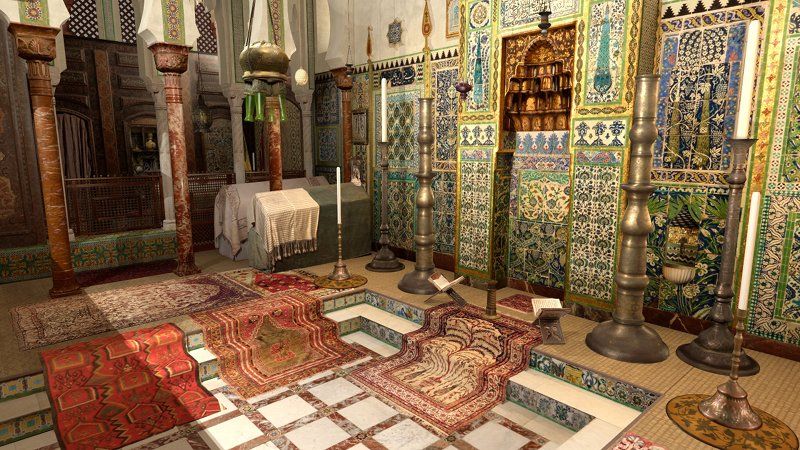 أجمل السجاد والأقمشة