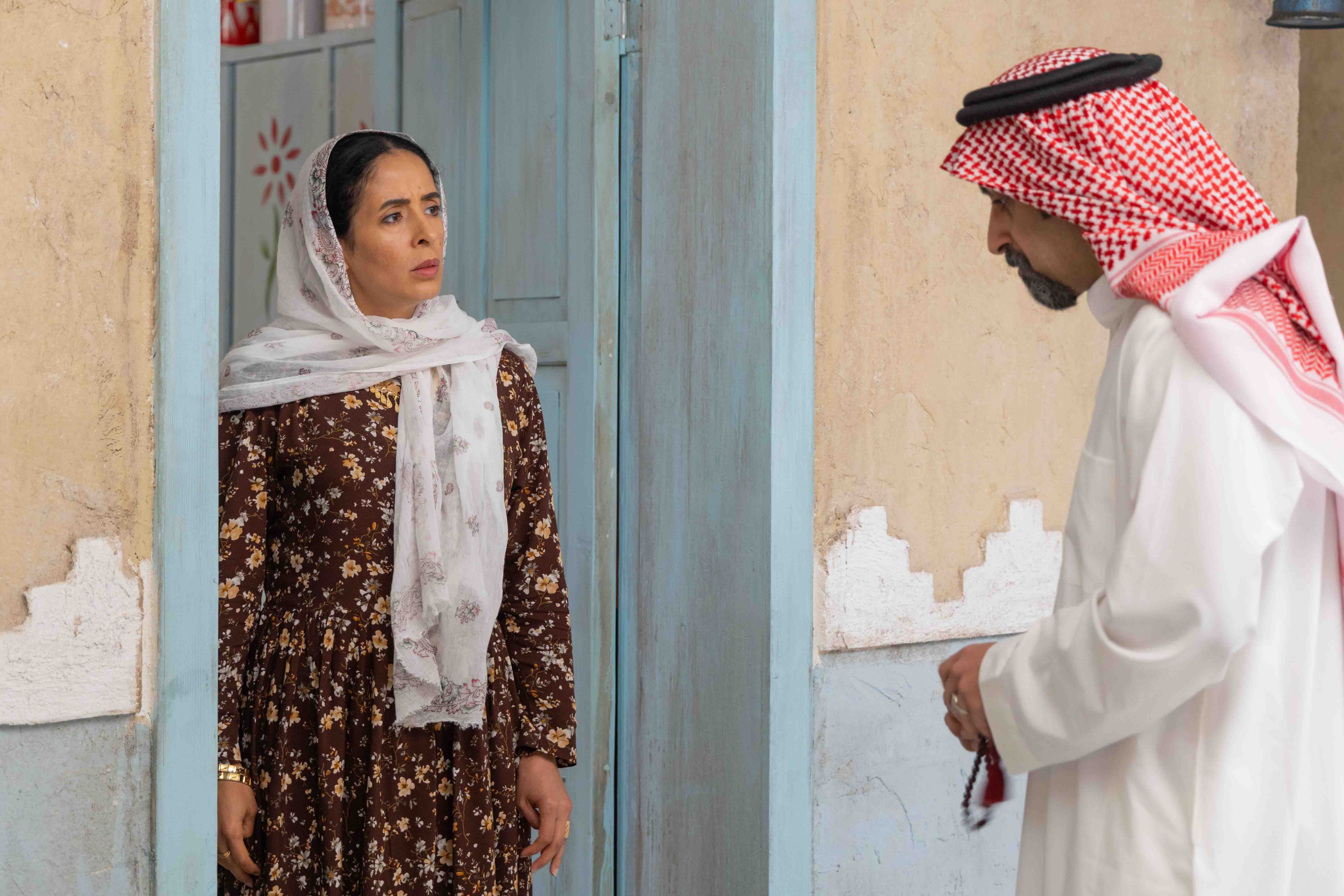 خالد صقر و عائشة كاي في مسلسل شارع الأعشى 2 (أم بي سي)