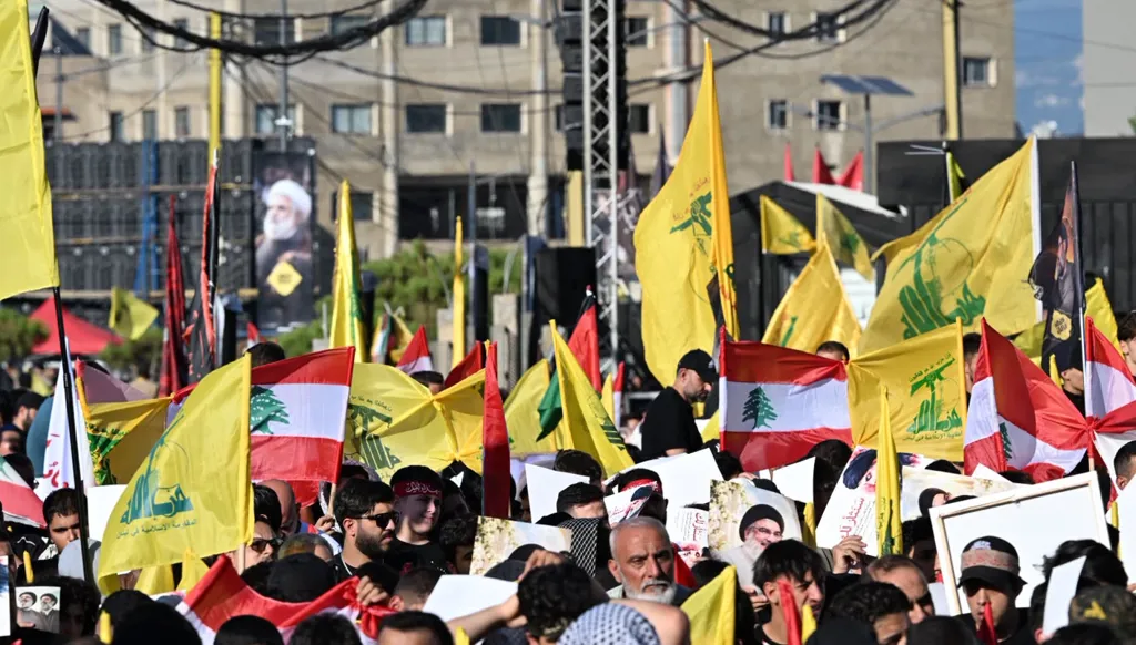 جانب من الحضور في ذكرى اغتيال نصرالله وصفي الدين (حسام شبارو).