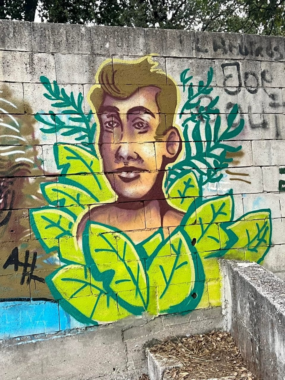 ملاك بأجنحة خضراء.
