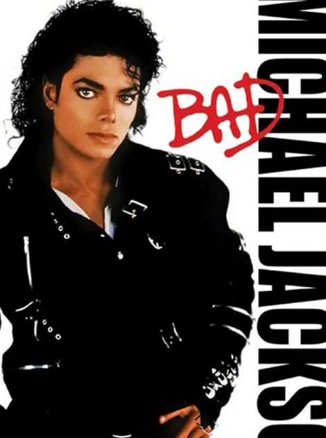 مايكل جاكسين وإطلالة ألبوم Bad (انترنت)