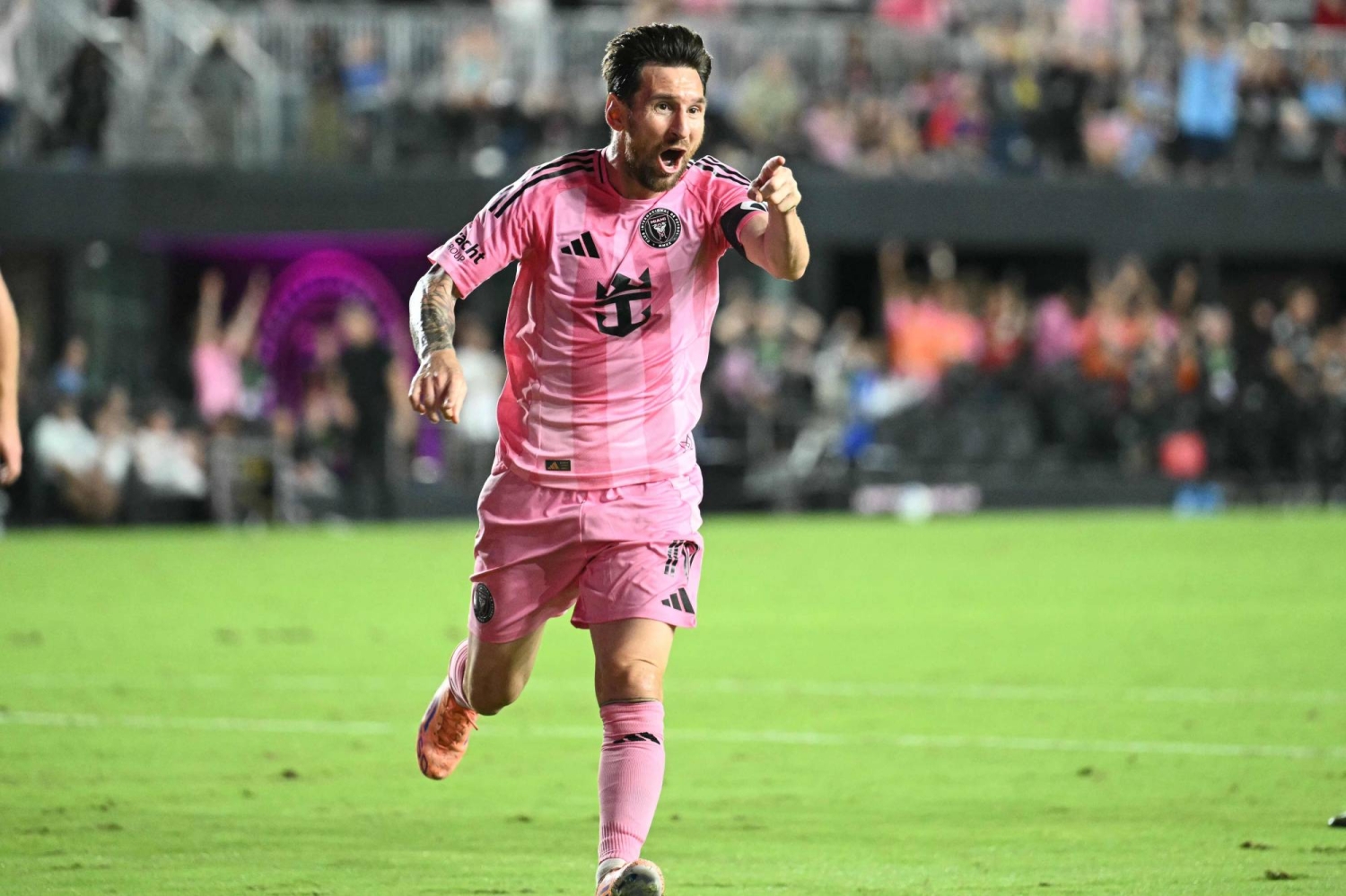 ميسي. (أ ف ب)