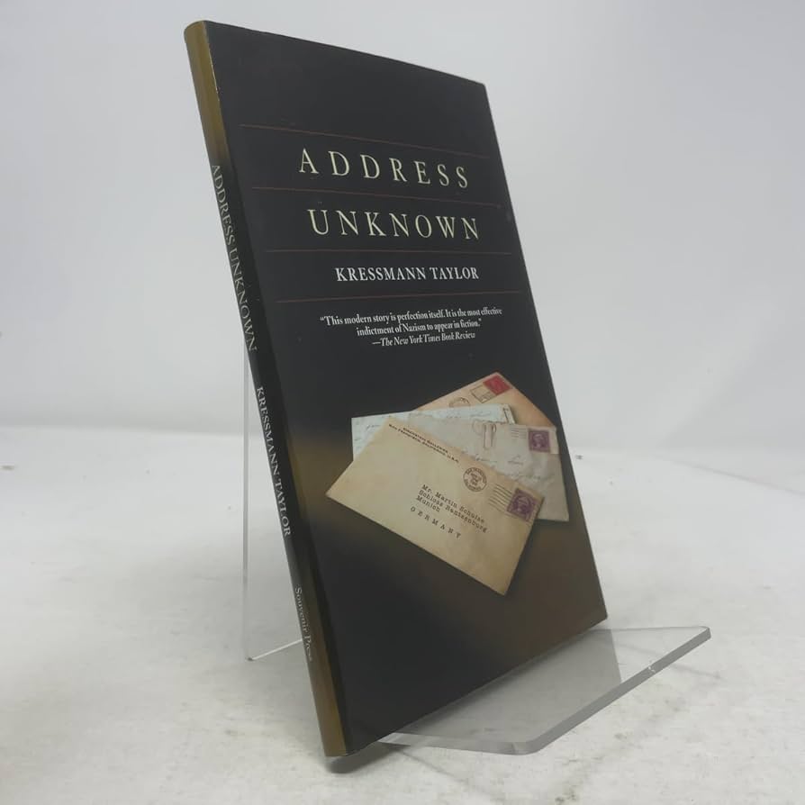 كتاب Address Unknown.