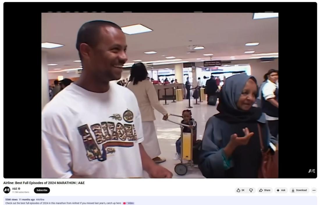صورة ملتقطة من الشاشة بتاريخ 22 تشرين الأول/أكتوبر 2025 عن موقع يوتيوب
