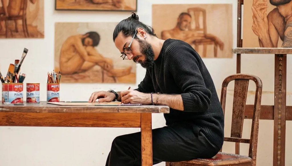 الرسّام الإيراني علي رضا شجاعيان لـ"النهار": حتى في المنفى نُعاقَب باسم النظام