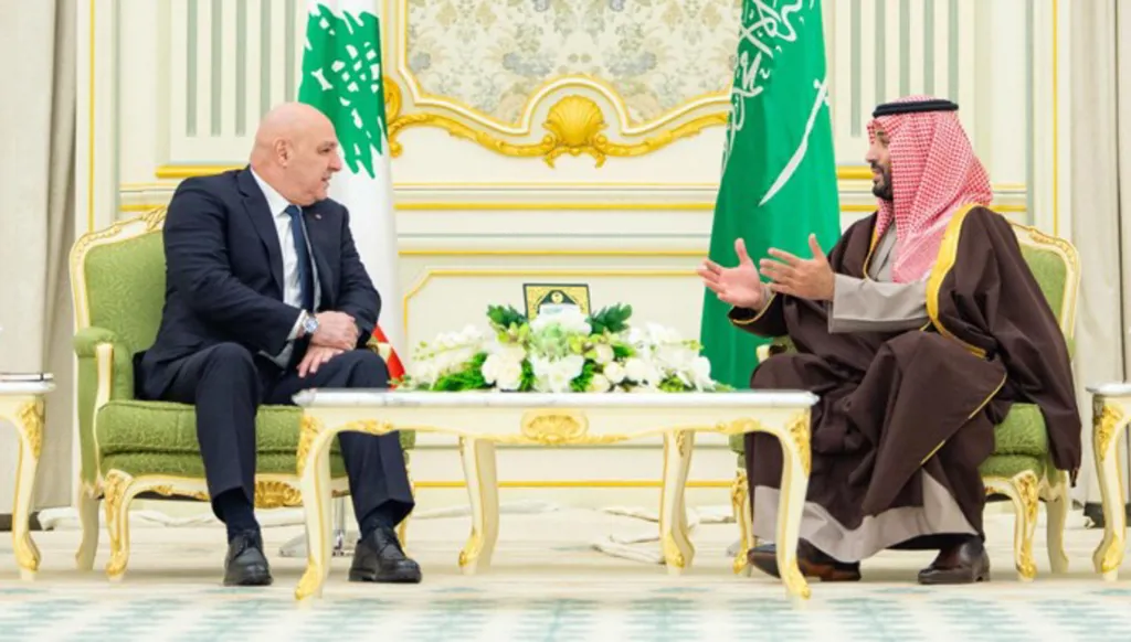 جوزيف عون ومحمد بن سلمان يبحثان التطورات: تأكيد الدعم السعودي للبنان