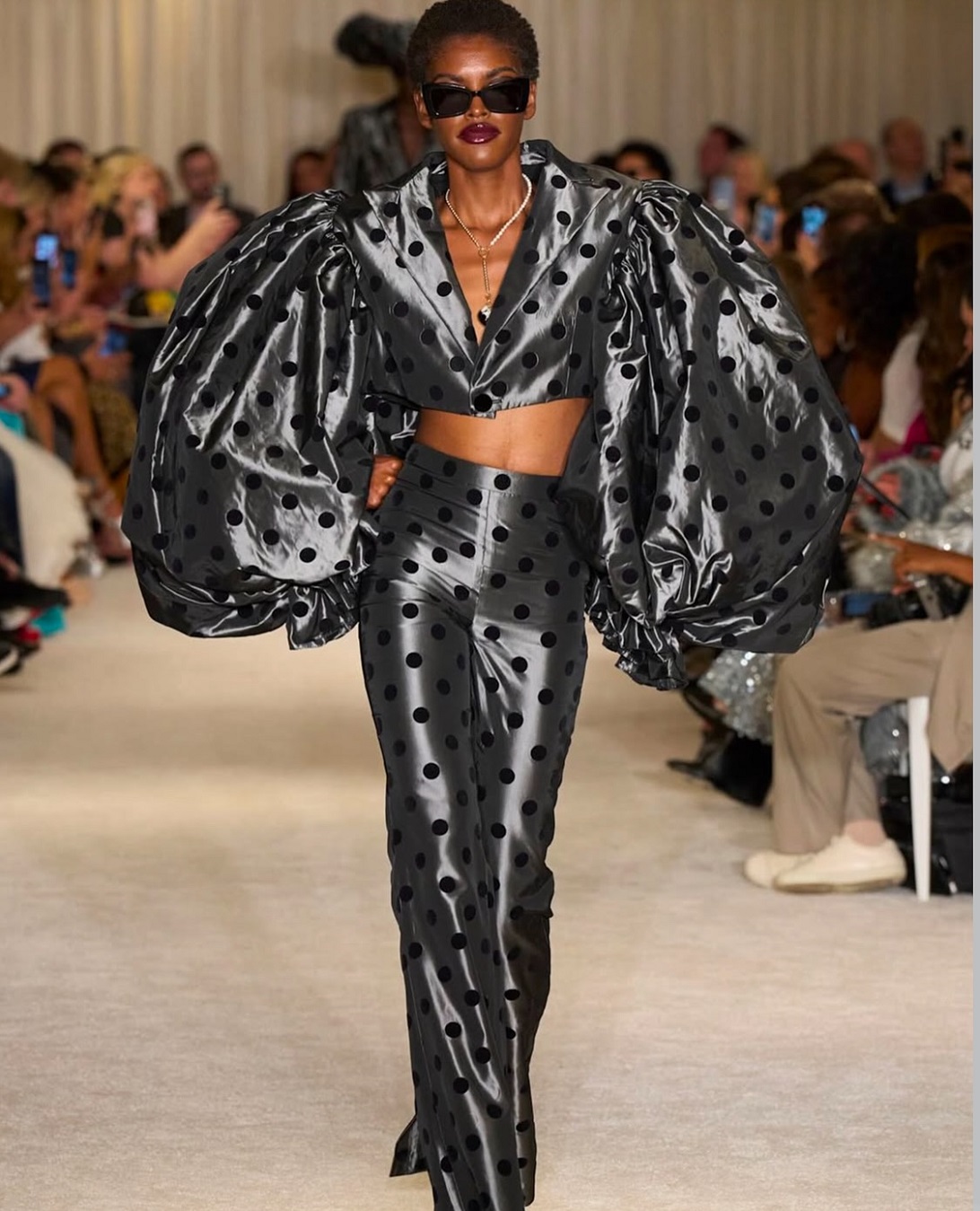 عرض أزياء كريستيان سيريانو لربيع وصيف 2026 في نيويورك (إنستغرام)