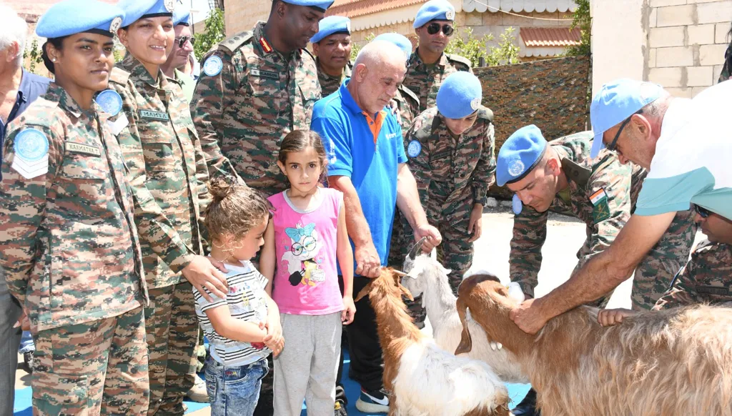 درءاً للحمى القلاعية... ﺍﻟﻜﺘﻴﺒﺔ الهندية تُطلق حملة تلقيح في جنوب لبنان