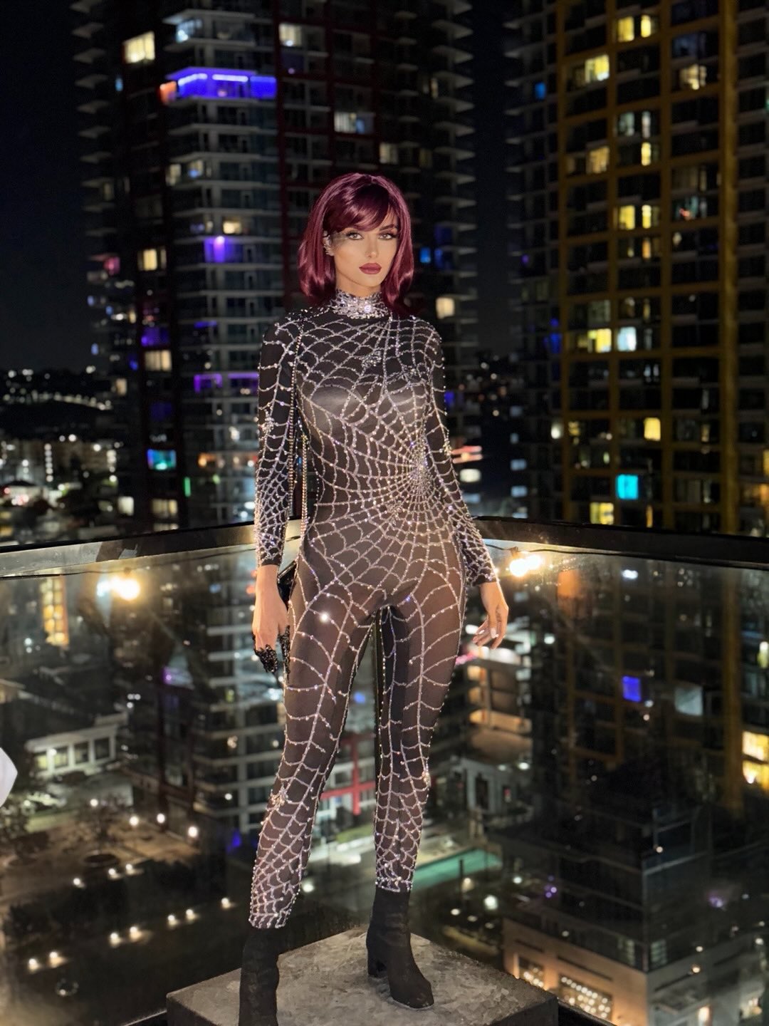 ماهلاغا جابري في هالووين (إنستغرام)